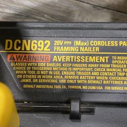 AS-IS DEWALT 20V MAX Brushless Li-Ion Framing Nailer (Tool Only)