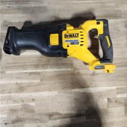 HOUSTON LOCATION - AS-IS DEWALT FLEXVOLT 60-Volt MAX Cordless Brushless Reciprocating Saw with (2) FLEXVOLT 6.0Ah Batteries