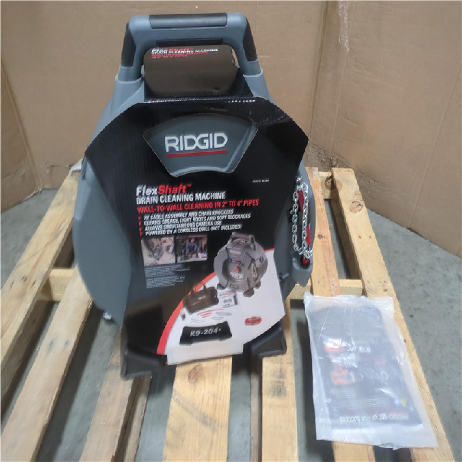 CALIFORNIA AS-IS RIGID FlexShaft Drain Cleaning Machine