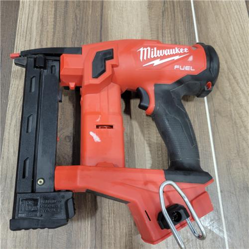 AS-IS  Milwaukee M18 FUEL 18-Volt Lithium-Ion Brushless Cordless 18-Gauge 1/4 in. Narrow Crown Stapler (Tool-Only)