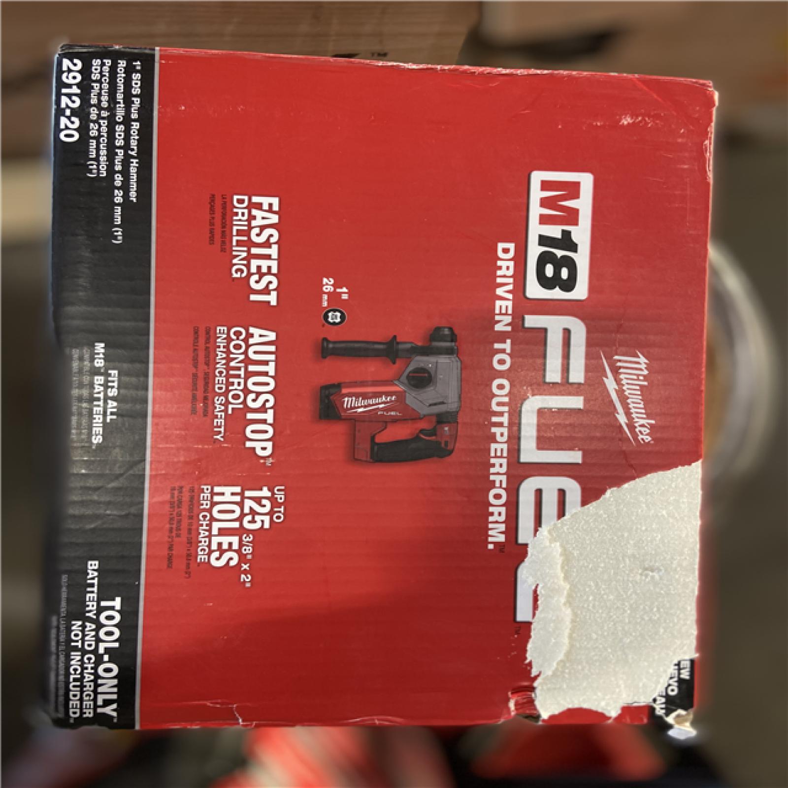 NEW! - Milwaukee M18 FUEL 18V Lithium-Ion Brushless Cordless 1 in. SDS-Plus Rotary Hammer (Tool-Only)