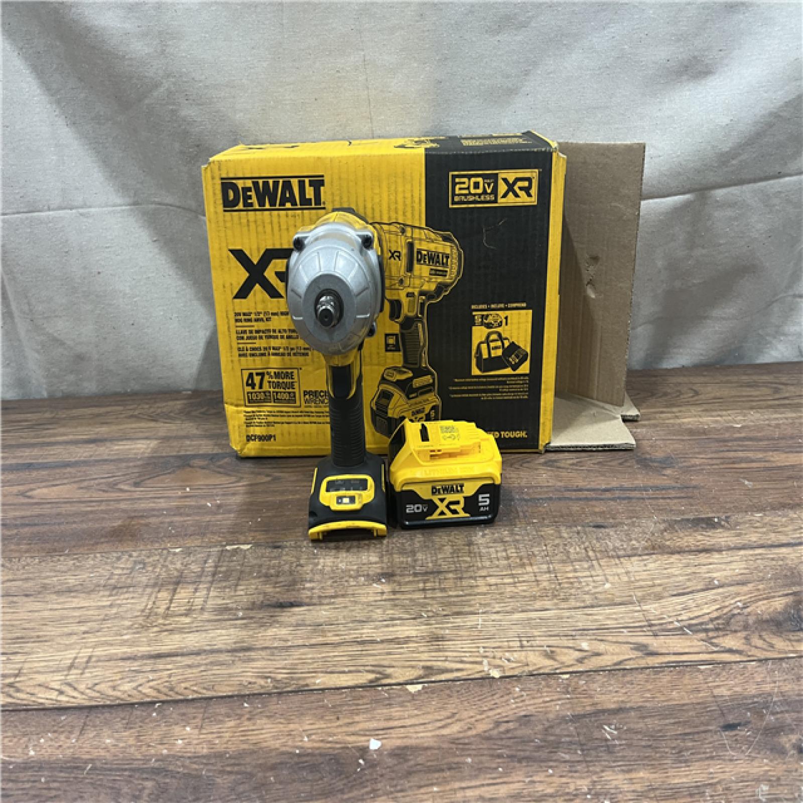 AS-IS DEWALT 20V MAX* XR 1/2  High Torque Impact Wrench with Hog Ring Anvil
