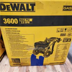 Dallas Location - As-Is DEWALT 3600 PSI 2.5 GPM Gas Pressure Washer
