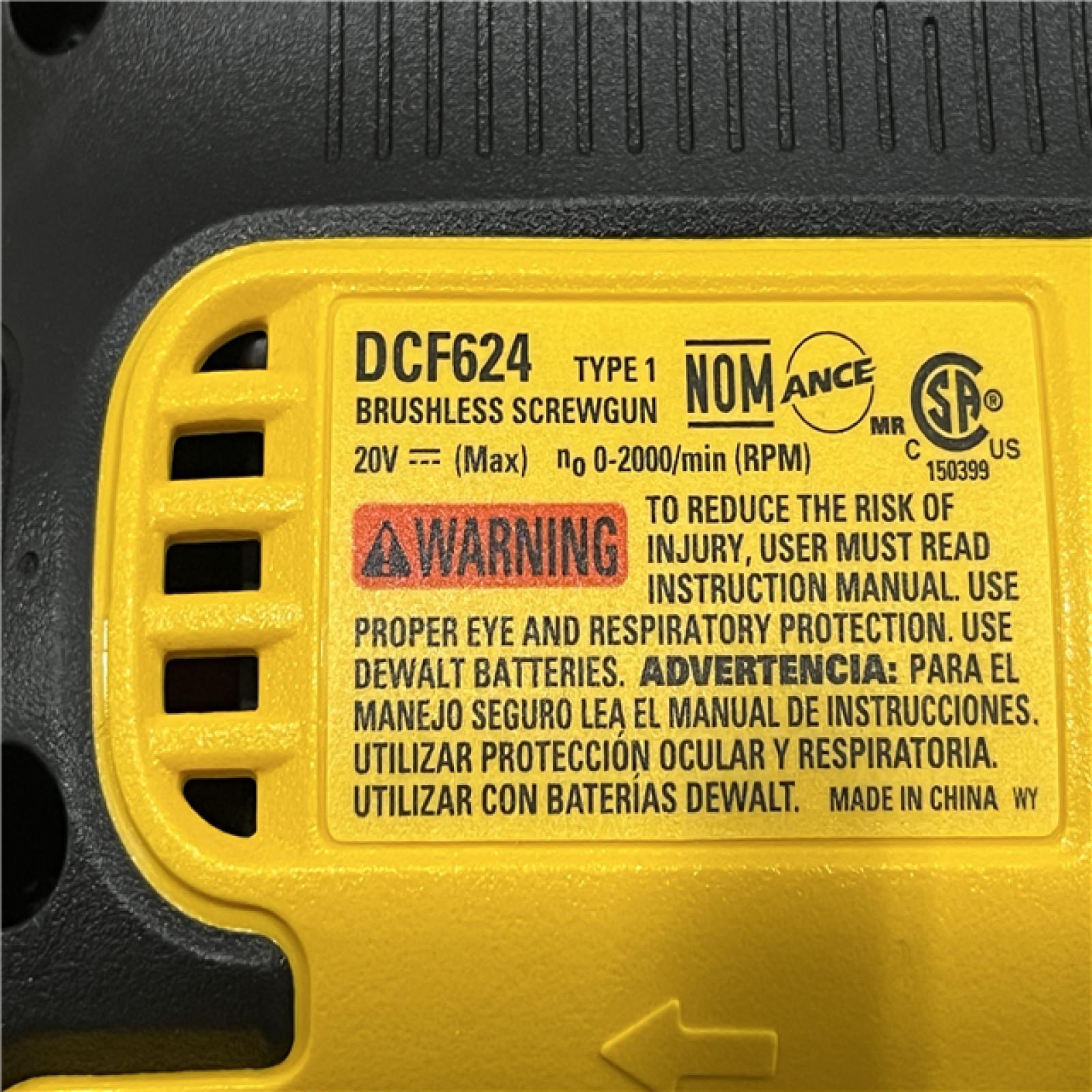 AS-IS DEWALT 20V MAX XR Cordless Brushless Drywall Screw Gun Threaded Clutch Housing (Tool Only)