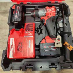 Phoenix Location NEW Milwaukee M18 FUEL 18V Lithium-Ion Brushless Cordless 1/2 in. Hammer Drill Driver Kit with Two 5.0 Ah Batteries and Hard Case 2904-22