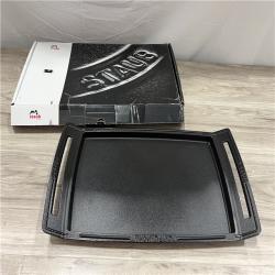STAUB  40509-340-0 Le Plancha Rectangular  Cast Iron  Black  38 Cm