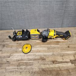 HOUSTON LOCATION - AS-IS DeWalt FLEXVOLT 60V Cordless 4-1/2 to 6 in. Grinder Kit (Battery & Charger)