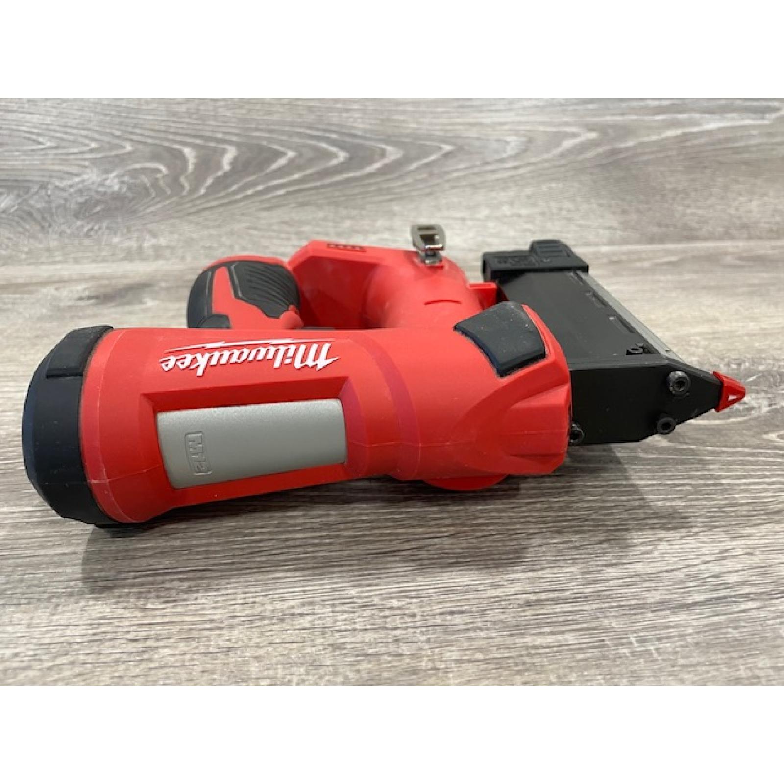 AS-IS Milwaukee 12-Volt 23-Gauge Lithium-Ion Cordless Pin Nailer (Tool-Only)