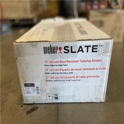 DALLAS LOCATION - Weber Slate Tabletop Griddle 1-Burner Liquid Propane Gas Portable 17 in. Flat Top Grill in Black