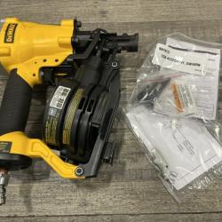 AS-IS DEWALT 1-3/4 in. 15 Degree Pneumatic Coil Roofing Nailer (Tool-Only)