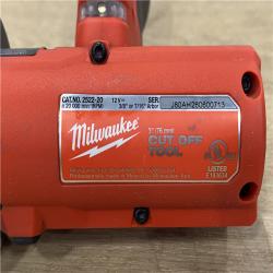 AS-IS Milwaukee FUEL 12V Lithium-Ion Brushless Cordless 3 in. Cut Off Saw (Tool-Only)