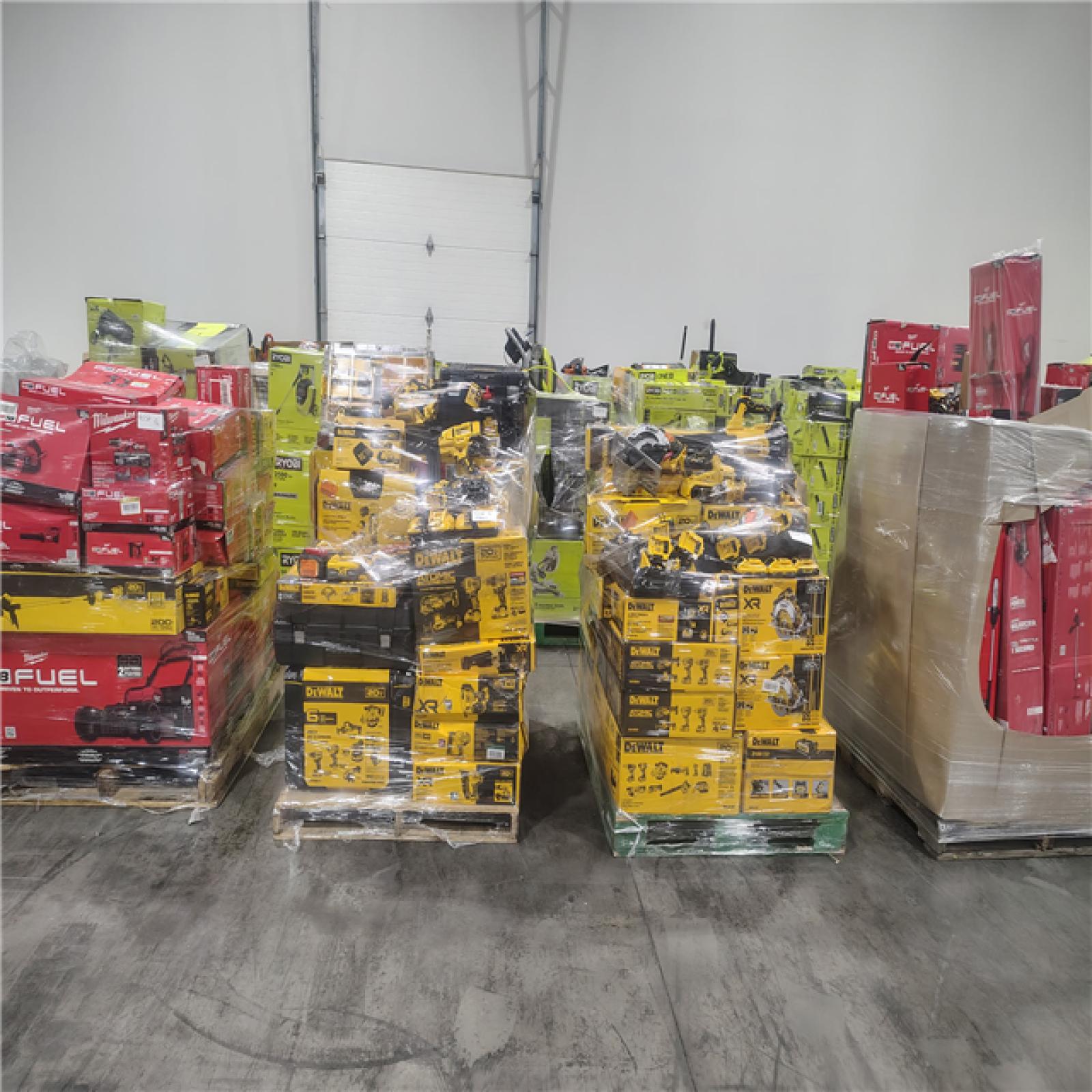 Pittston Location As-Is Power Tools Partial Truckload (14 Pallets) 4332-A