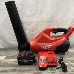 AS-IS Milwaukee FUEL 120 MPH 500 CFM 18V Brushless Cordless Battery Powered Leaf Blower Kit