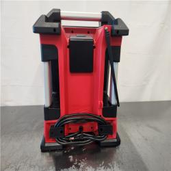 AS-IS- Milwaukee M18 Lithium-Ion Cordless Jobsite Radio/Charger