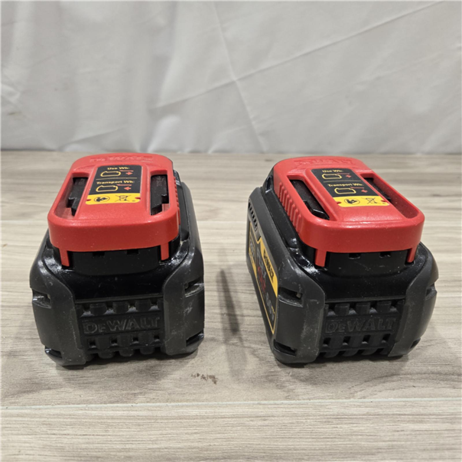 AS-IS DEWALT FLEXVOLT 20-Volt/60-Volt MAX Lithium-Ion 6.0Ah Battery Pack (2-Pack)