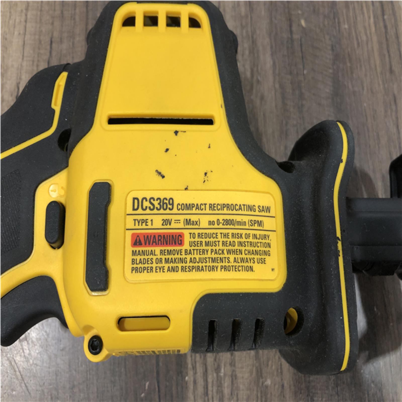 AS-IS DEWALT ATOMIC 20V MAX Cordless Brushless Compact Reciprocating Saw (Tool Only)