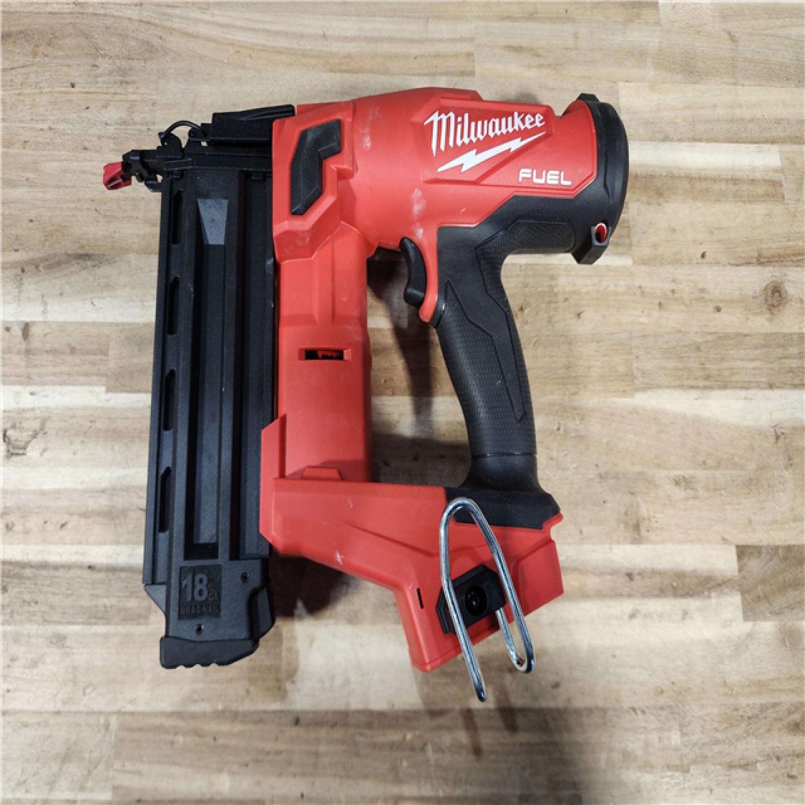 HOUSTON LOCATION - AS-IS Milwaukee FUEL 18-Volt Lithium-Ion Brushless Cordless Gen II 18-Gauge Brad Nailer (Tool-Only)