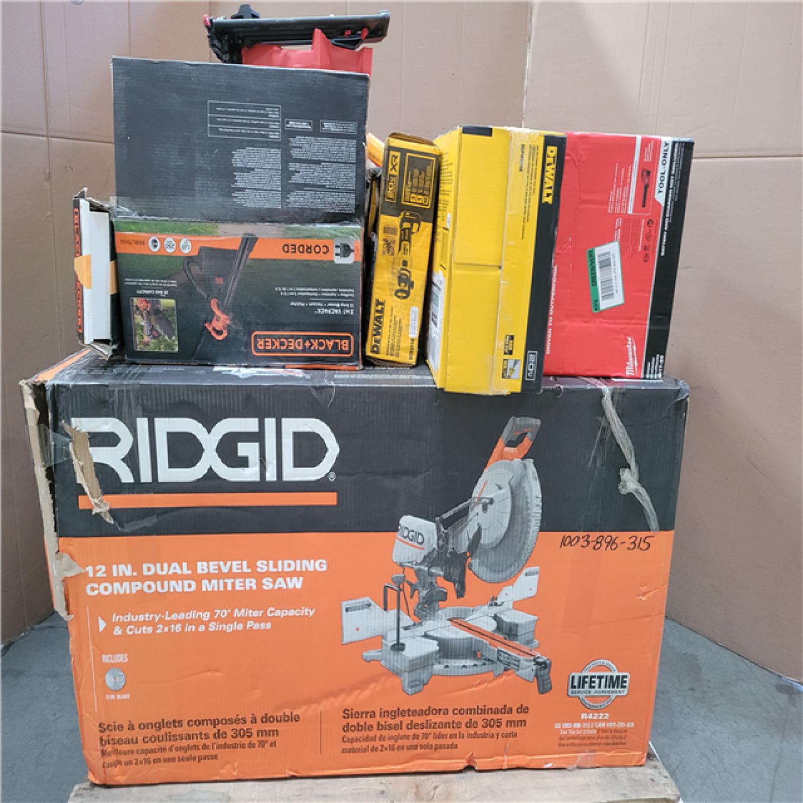 CALIFORNIA AS-IS TOOL PALLET