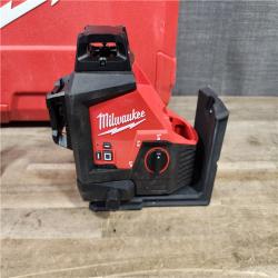 HOUSTON LOCATION - AS-IS Milwaukee-3632-21 M12 Green Beam Laser 360° 3-Plane Kit