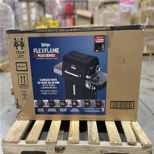 DALLAS LOCATION- NINJA FlexFlame  3-Burner Outdoor 5-in-1 Propane and Electric Grill