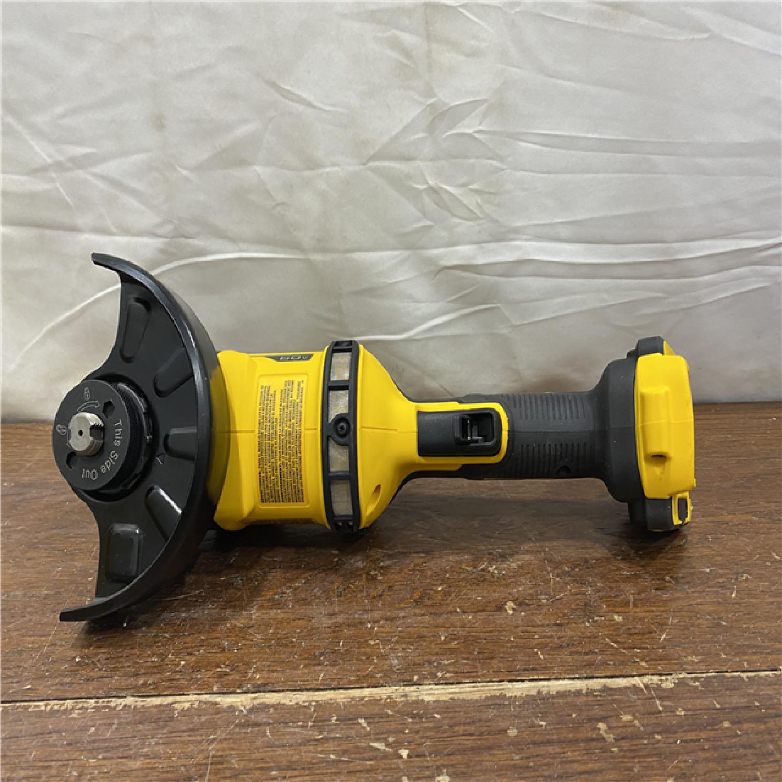 AS-IS DEWALT 60V MAX Cordless Brushless 4.5 in. to 6 in. Small Angle Grinder with Kickback Brake (Tool Only)