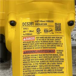 AS-IS DEWALT 20-Volt MAX Lithium-Ion Cordless 6-1/2 in. Circular Saw (Tool-Only)