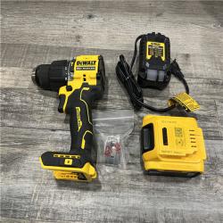 AS-IS DEWALT ATOMIC 20V Lithium-Ion Cordless 1/2 in. Hammer Drill Kit