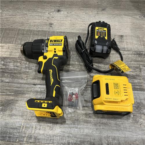 AS-IS DEWALT ATOMIC 20V Lithium-Ion Cordless 1/2 in. Hammer Drill Kit
