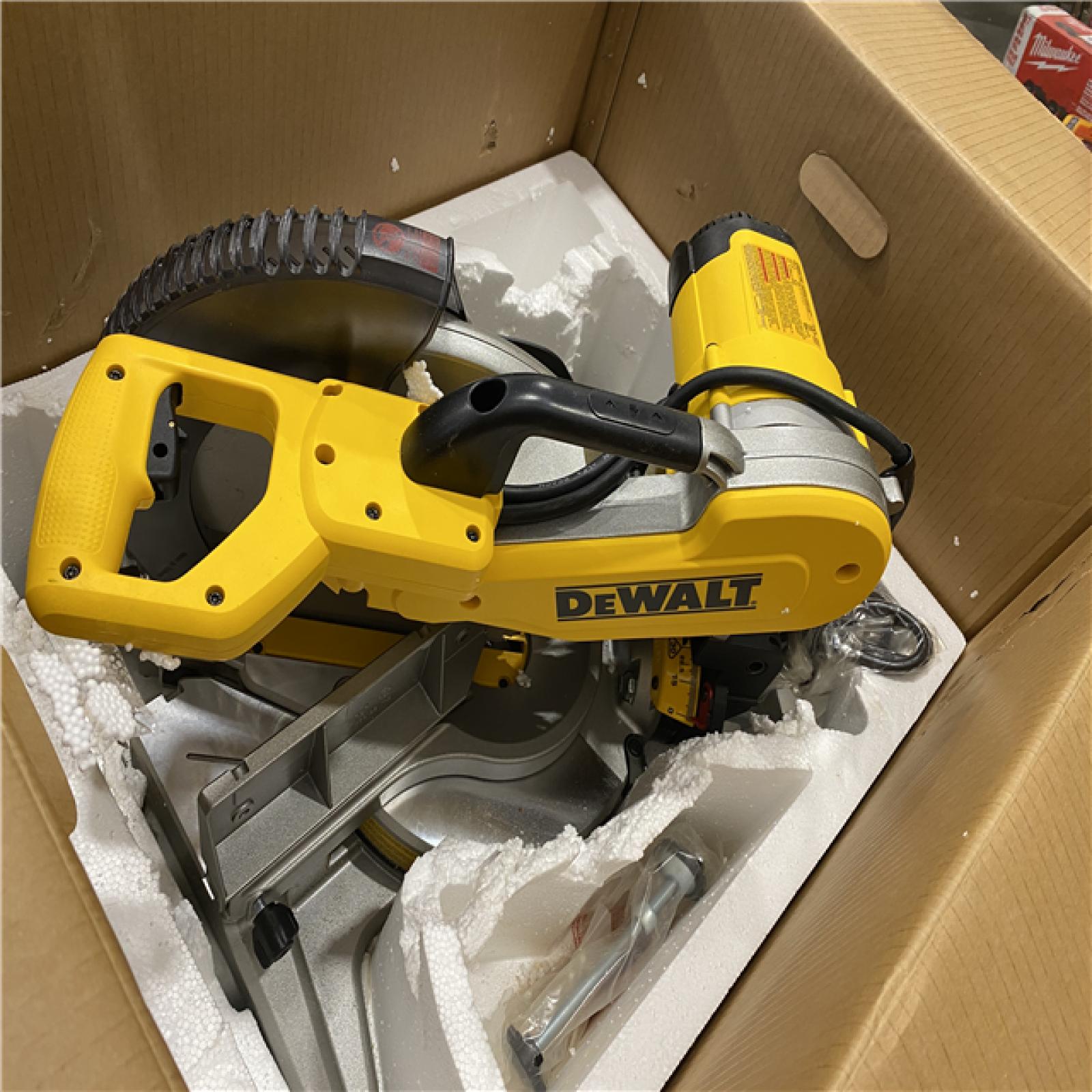 AS-IS DeWalt 15 Amp Corded 12 in. Compound Double Bevel Miter Saw