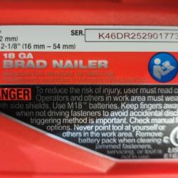 HOUSTON LOCATION - AS-IS Milwaukee M18 Fuel 18V Brushless 18-Gauge Brad Nailer 2746-20 (Bare Tool)