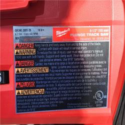 HOUSTON LOCATION - AS-IS Milwaukee M18 FUEL 18V Lithium-Ion Cordless Brushless 6-1/2 in. Plunge Cut Track Saw (Tool-Only)