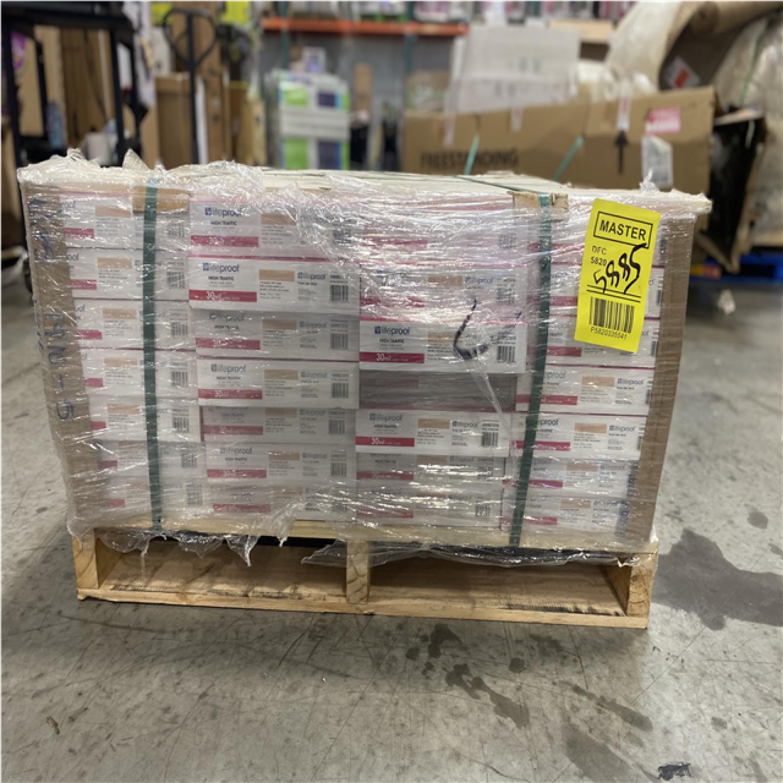 DALLAS LOCATION- Lifeproof Fresh Oak 30 MIL x 8.7 in. W x 48 in. L Vinyl Flooring PALLET (28 UNITS)