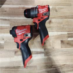 HOUSTON LOCATION - AS-IS (APPEARS LIKE NEW) Milwaukee FUEL 12-Volt Lithium-Ion Brushless Cordless Hammer Drill and Impact Driver Combo Kit