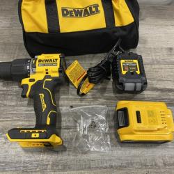 AS-IS DEWALT ATOMIC 20V Lithium-Ion Cordless 1/2 in. Hammer Drill Kit