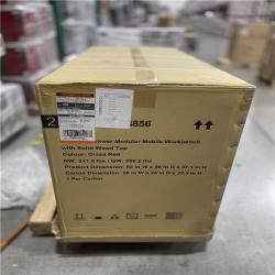 DALLAS LOCATION- Husky Modular Tool Storage 52 in. W x 20 in. D Standard Duty Red Mobile Workbench Cabinet