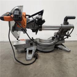 Phoenix Location Good Condition RIDGID 15 Amp Corded 12 in. Dual Bevel Sliding Miter Saw with 70 Deg. Miter Capacity and LED Cut Line Indicator R4222