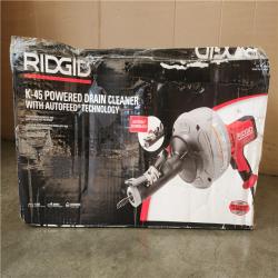 Phoenix NEW RIDGID K-45AF-5 Drain Cleaning Autofeed Snake Auger Machine with C-1 5/16 in. x 25 ft. Inner Core Cable