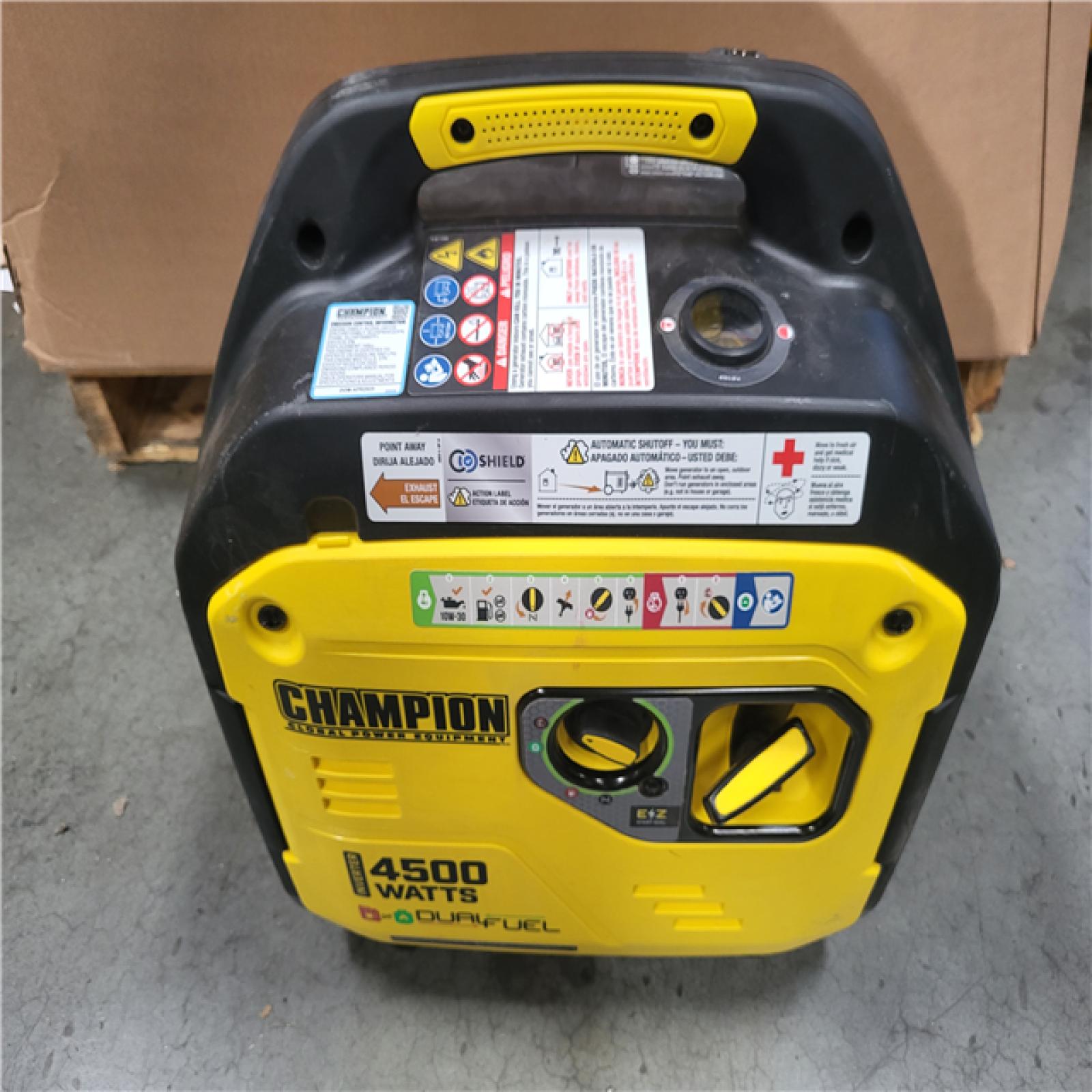 CALIFORNIA AS-IS CHAMPION PORTABLE GENERATOR