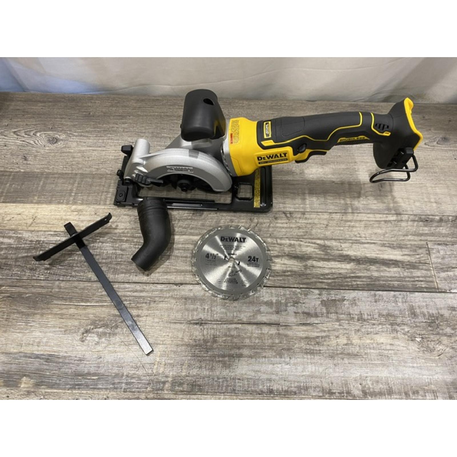AS-IS DEWALT ATOMIC 20V MAX Cordless Brushless 4-1/2 in. Circular Saw (Tool Only)