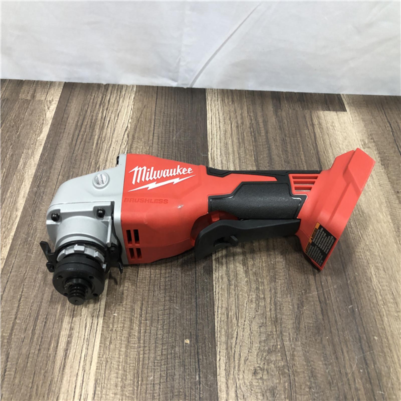 AS-IS Milwaukee 18V Lithium-Ion Brushless Cordless 4-1/2 in./5 in. Grinder w/Paddle Switch (Tool-Only)