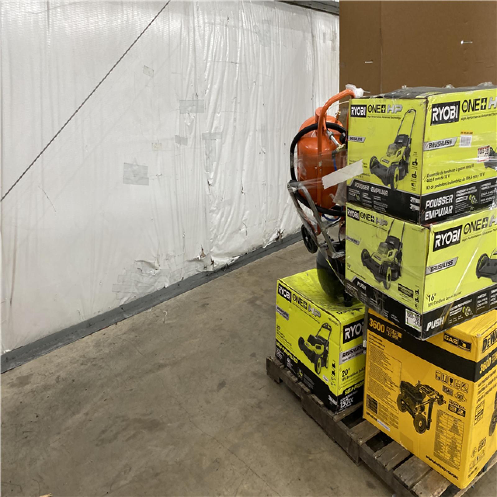 Houston location - as is outdoor power equipment
