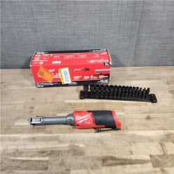 HOUSTON LOCATION - AS-IS M12 FUEL INSIDER 12V Lithium-Ion Brushless Cordless 1/4 in. - 3/8 in. Extended Reach Box Ratchet (Tool-Only)