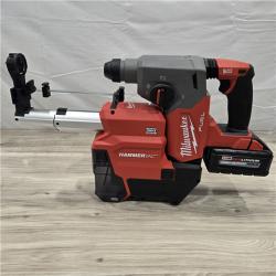 NEW! - Milwaukee 18V M18 FUEL Lithium-Ion Brushless Cordless SDS-Plus Rotary Hammer Kit with Dust Extractor 6.0 Ah