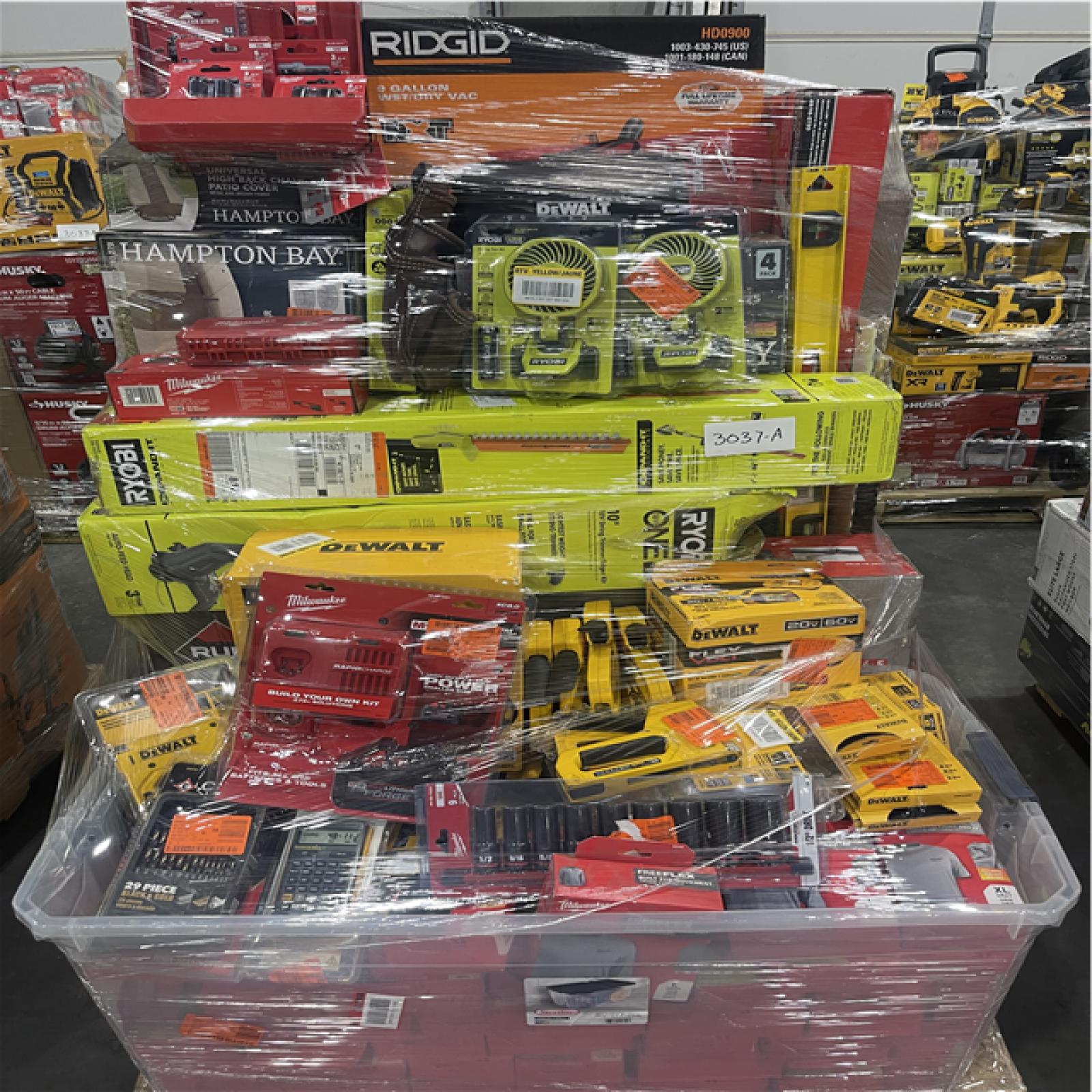 Atlanta Location As-Is Tools & More Partial Truckload (12 pallets) 3037-A