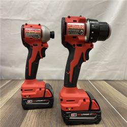 AS-IS Milwaukee 18V Lithium-Ion Brushless Cordless Compact Drill/Impact Combo Kit