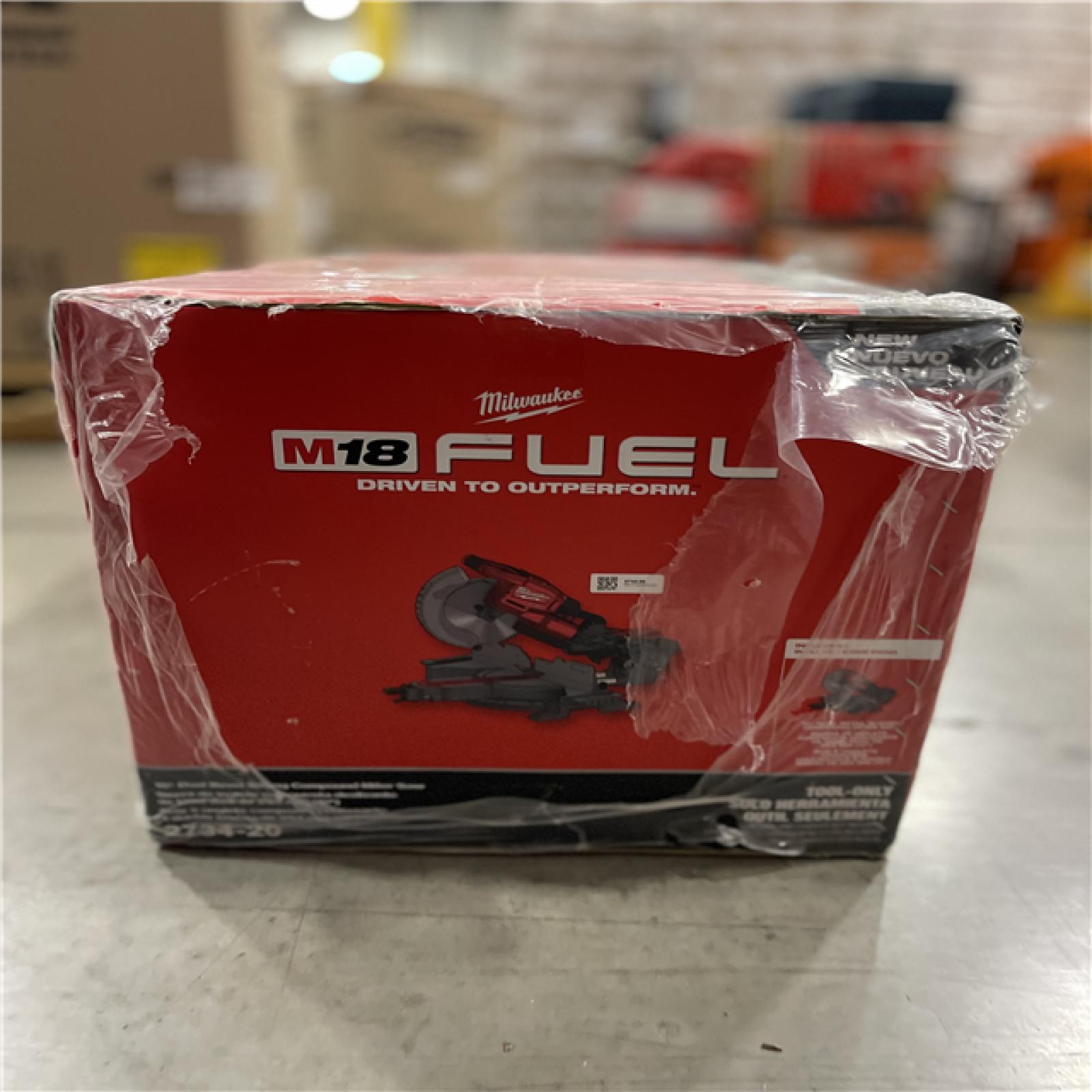 NEW! - Milwaukee M18 FUEL 18V Lithium-Ion Brushless Cordless 10 in. Dual Bevel Sliding Compound Miter Saw (Tool-Only)