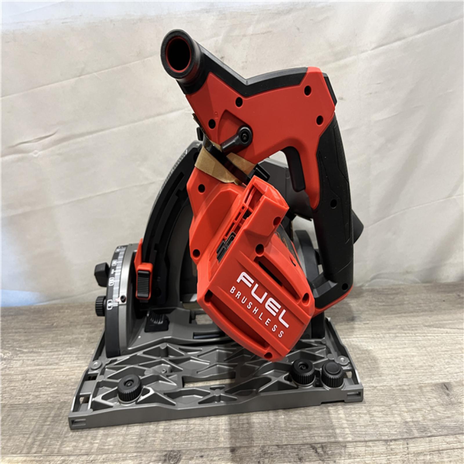 AS-IS Milwaukee FUEL 18V Lithium-Ion Cordless Brushless 6-1/2 in. Plunge Cut Track Saw (Tool-Only)