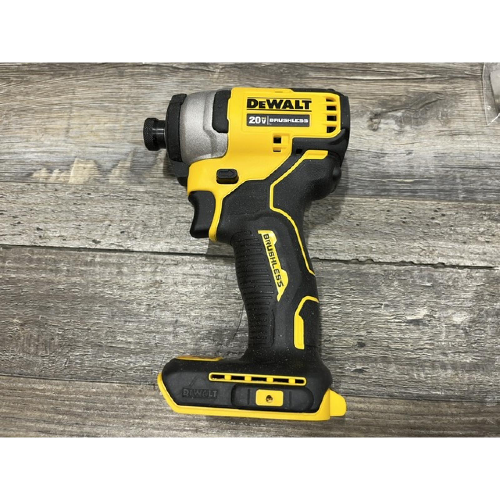 AS-IS DEWALT Atomic 20V Max Lithium-Ion Brushless Cordless Compact 1/4 in. Impact Driver Kit