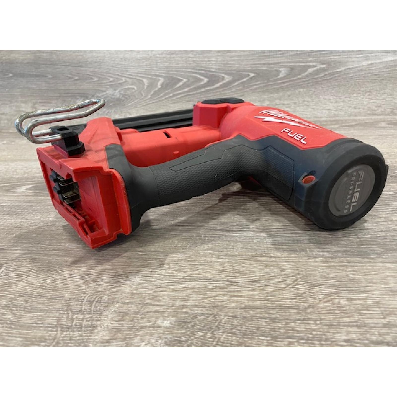 AS-IS Milwaukee FUEL 18-Volt Lithium-Ion Brushless Cordless Gen II 18-Gauge Brad Nailer (Tool-Only)