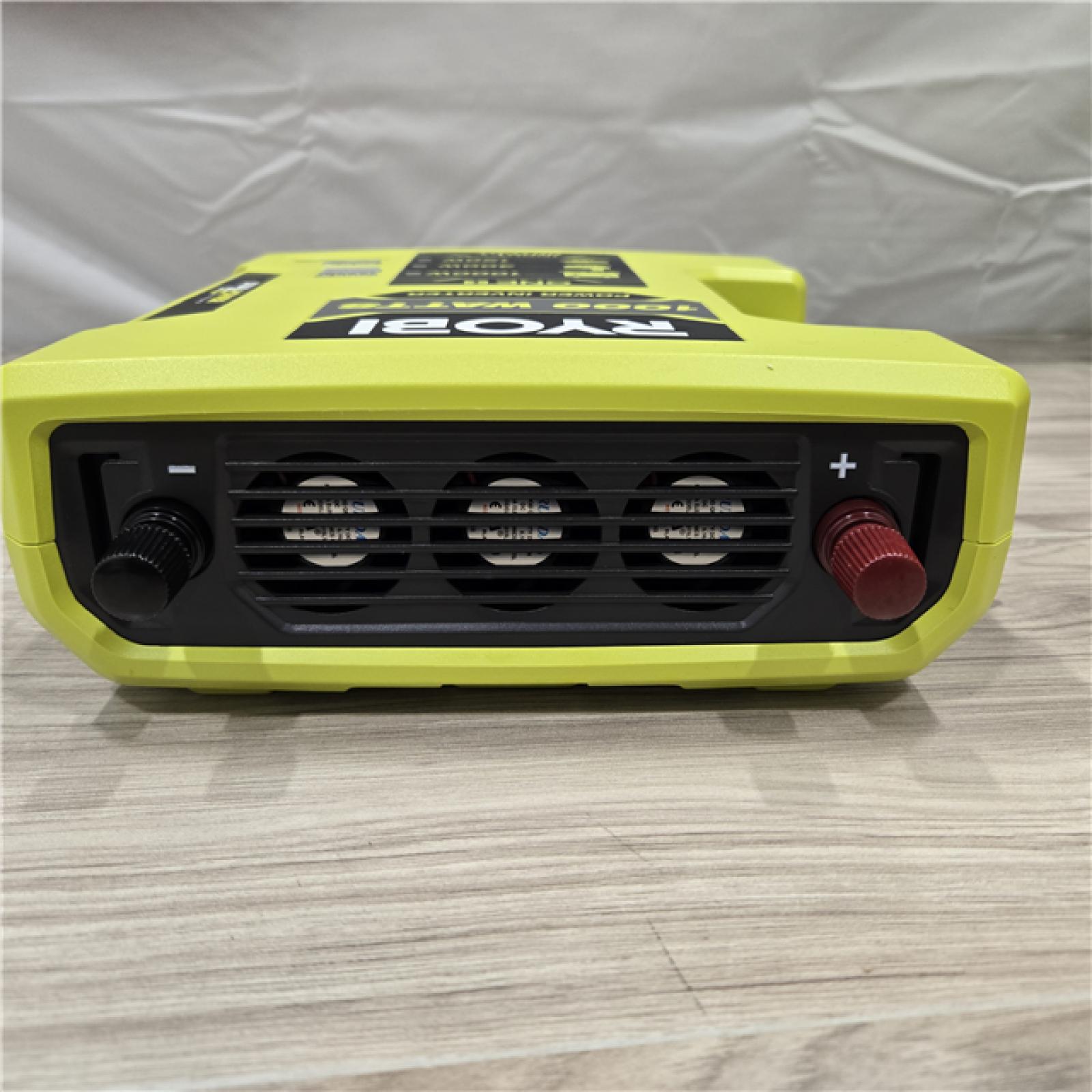 AS-IS RYOBI ONE+ 18V 1000-Watt Max 12-Volt Automotive Power Inverter
